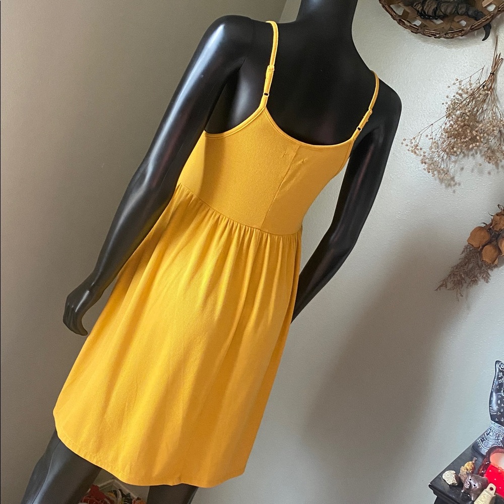 Wild Fable Mustard Ribbed Dress - Picture 7 of 12